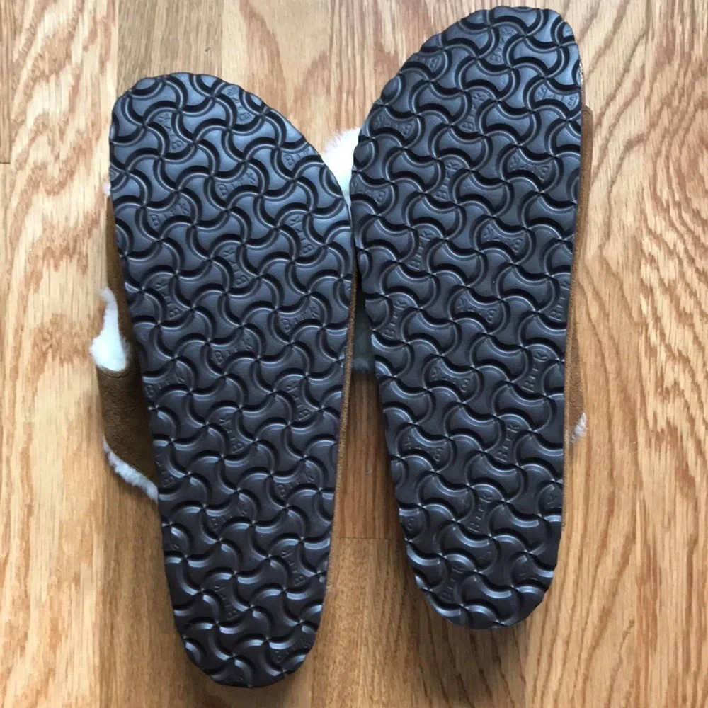 NWT Men’s Arizona Shearling Sandal slides Size 12